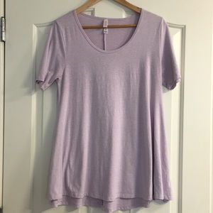 lilac lularoe small perfect tee